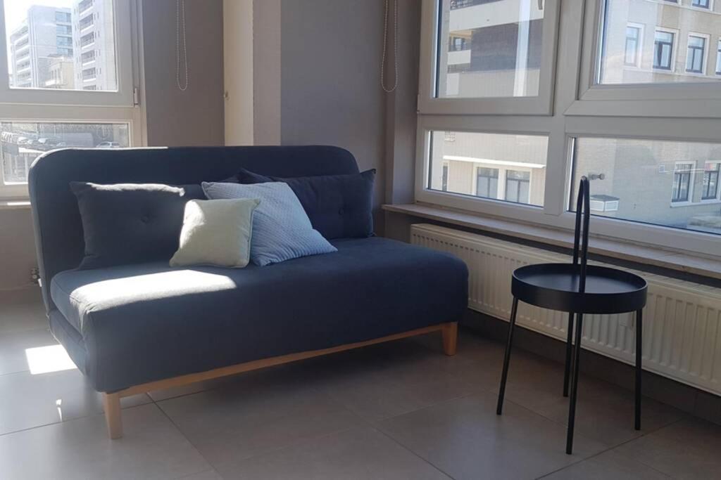 Oostende Studio Voor 2 Of 3 Pers Met Zeezicht Екстериор снимка